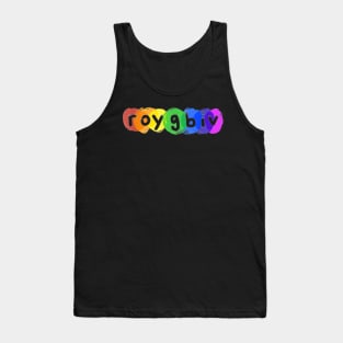 ROYGBIV Rainbow Paint T Shirt For Artist Art Student Teacher Tank Top